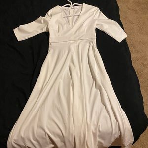 Medium white dress
